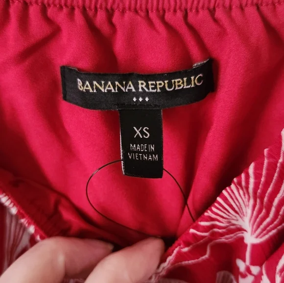 Banana Republic Red Dress Sz XS - Picture 2 of 4